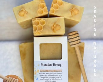 Manuka Honey Soap with Calendula and Turmeric, zero waste