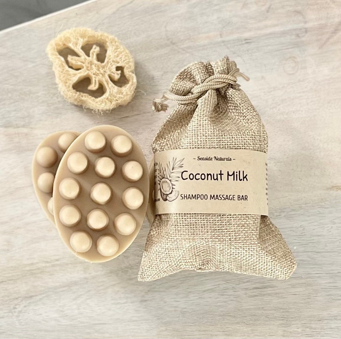 Coconut Milk Shampoo Bar Infused With Organic Argan Oil and Etsy