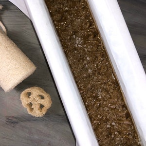 Arabica Coffee & Vanilla Soap Infused with Clove, All Natural Coffee Scrub Soap for Smoother Skin, Coffeeholic image 9