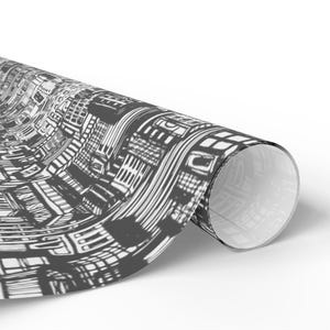 Cityscape Wrapping Paper | Gift Wrap Roll image 8