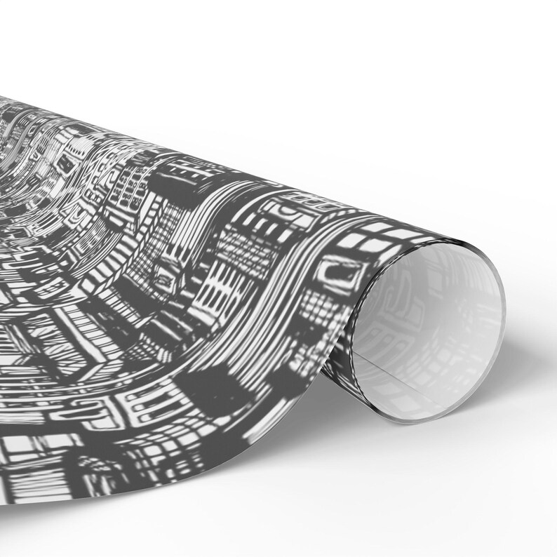Cityscape Wrapping Paper | Gift Wrap Roll image 8