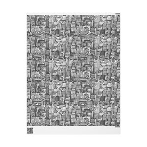 Cityscape Wrapping Paper | Gift Wrap Roll image 7