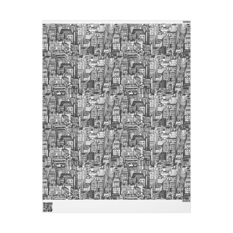 Cityscape Wrapping Paper | Gift Wrap Roll image 7