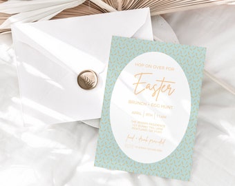 Easter Brunch & Egg Hunt Invitation (Digital Download)