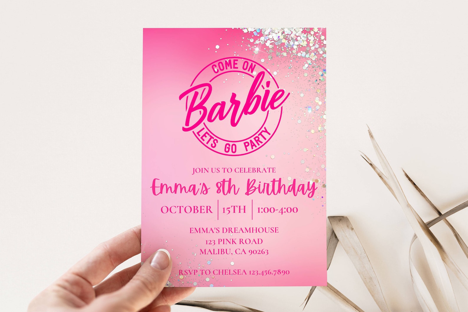 editable-barbie-invitation-come-on-barbie-lets-go-party-etsy-australia
