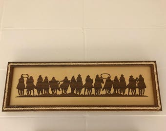 Cowboys Wooden Sign