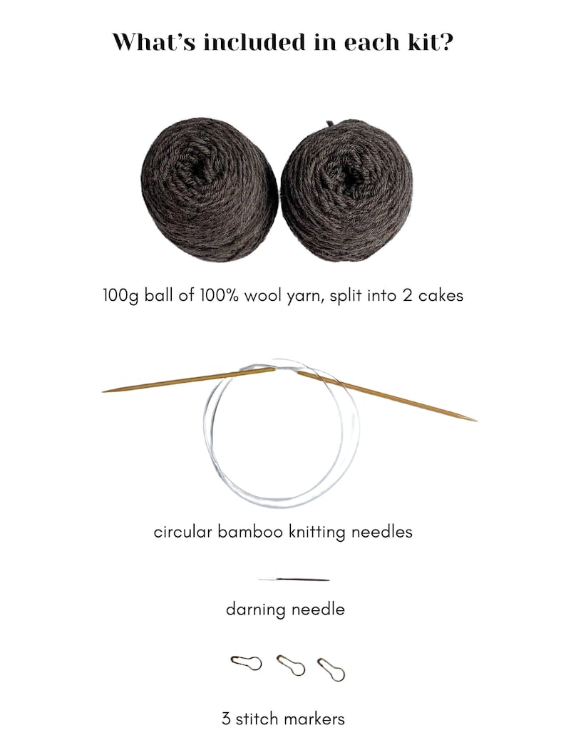 Sock Knitting Kit Intermediate Knitting Kit Knit Your Own Etsy