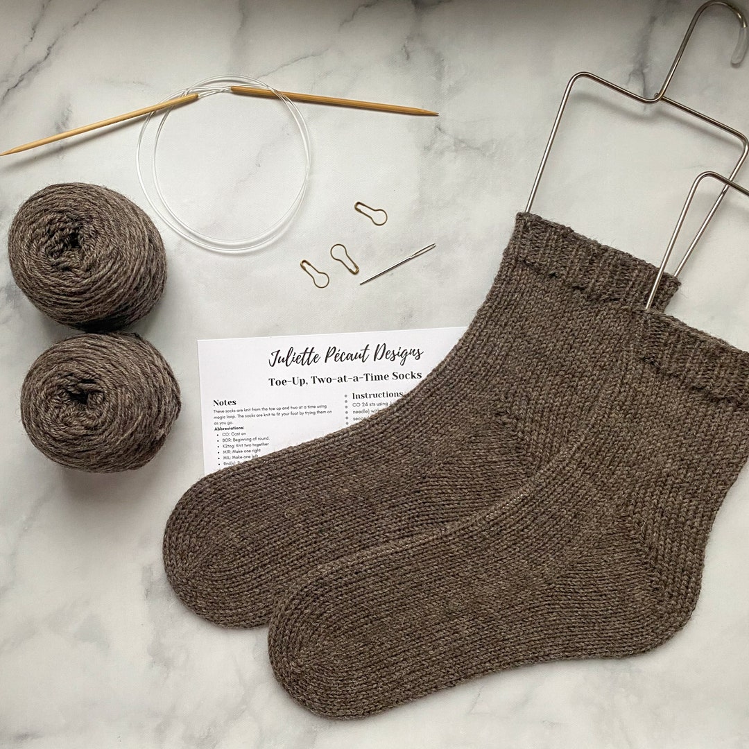 Sock Knitting Kit Intermediate Knitting Kit Knit Your Own Etsy