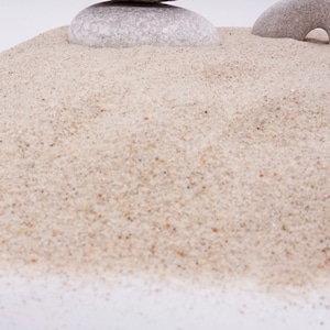 Real Beach Sand 420g/0,9 funta, bardzo drobny beżowy piasek z Morza Bałtyckiego, akcesoria do ogrodu Zen, naturalny piasek z Europy