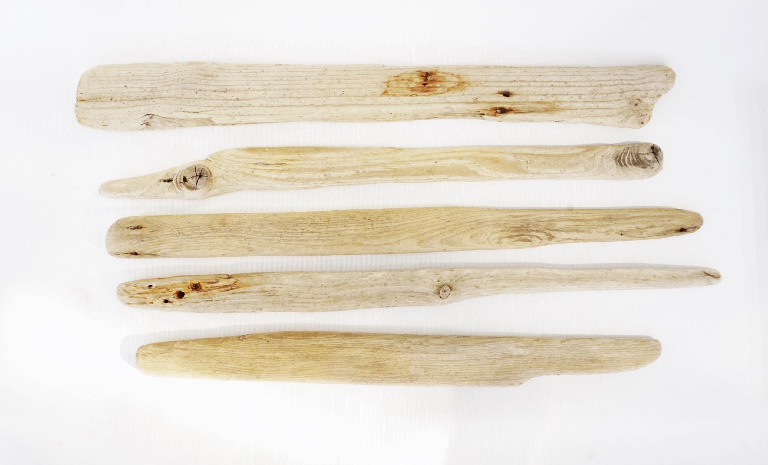 5 Narrow Driftwood 19.7-22.8''/50-58cm Driftwood Pieces,Old Looking Driftwood ,Driftwood Mobile Supply #D24