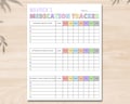 Medication Tracker Printable, Daily Weekly Log Chart, Medicine Schedule Planner, Pill Tracking, Health Chart, Medication Reminder, Easy Log product logo