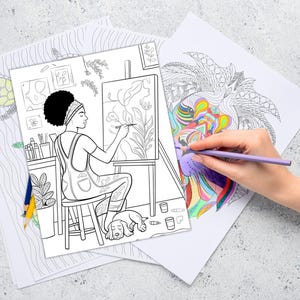 Black Women and Wellness Coloring Pages
Black Woman Tranquil Coloring Pages
Black Woman Peacefully Resting Coloring Pages
Black Woman in Zen Mode Coloring Pages
Black Women Day Off Coloring Pages
Black Women with Nature Elements Coloring Pages
Black Woman on Couch Coloring Pages
Black Woman with Pillow Coloring Pages