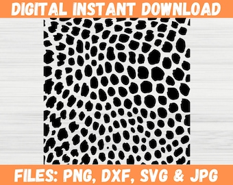 Cheetah Print Svg, Leopard Print Svg, Seamless Animal Pattern, Cricut Cut File, Leopard Spots Stencil, PNG PDF EPS Vector