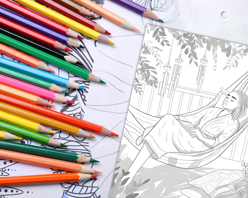 Black Woman in Bed Coloring Pages
Black Woman Relaxing with Coffee
Black Woman Resting with Flowers
Black Woman with Bathrobe Coloring Pages
Black Woman in Meditation Pose Coloring Pages
Black Woman with Spa Mask Coloring Pages
Black Woman and Calm Moments Coloring Pages