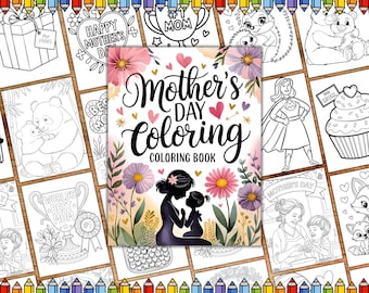 Mothers Day Coloring Pages,  Mom Happy Mothers Day Coloring Sheets, Kid's Mother's Day Coloring Page, Happy Mother's Day Coloring Sheets