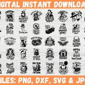 Mega Horror SVG, Halloween Horror, Horror Characters SVG, Horror Friends SVG, Scary Svg, Horror Movie Svg, Halloween svg Laser Cut Files