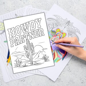 Horse and Rider Western Coloring Book
Western Cowboy Silhouette Coloring Pages
Western Wild West Scene Coloring Book
Rodeo Cowboys Coloring Pages
Wild West Saloon Doors Coloring Book
Western Cactus Coloring Pages
Western Wagon Wheel Coloring Book
Western Desert Scene Coloring Pages