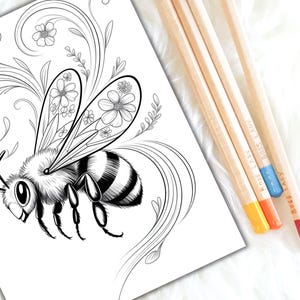 Bee with petals coloring pages
Bee flying over flowers coloring
Cute floral bee designs coloring
Bee in a flower field coloring pages
Bee and floral wreath coloring pages
Bee and tulips coloring pages
Bee and lily flowers coloring pages
Bee with nature flowers coloring
Bee on wildflowers coloring pages
Bee flying in flowers coloring pages