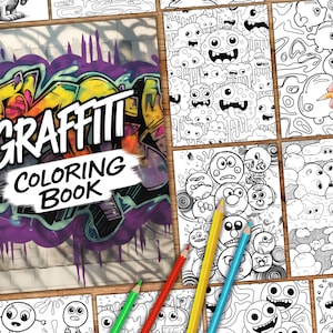 Street culture coloring
Artistic graffiti coloring
Lettering coloring book
Bubble letters coloring
Wildstyle coloring pages
Throw-up coloring book
Piece coloring pages
Character graffiti coloring