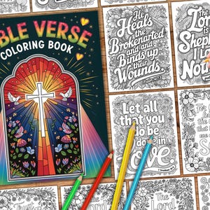 Gospel quotes coloring book
New Testament coloring pages
Old Testament art designs
Inspirational Psalms coloring
Christian blessings coloring
Holy verses art book