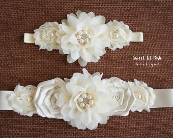 floral sash