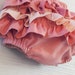Pink Ruffle Baby Girl Romper, Ruffled Romper, Baby Girl Outfit, Baby ...