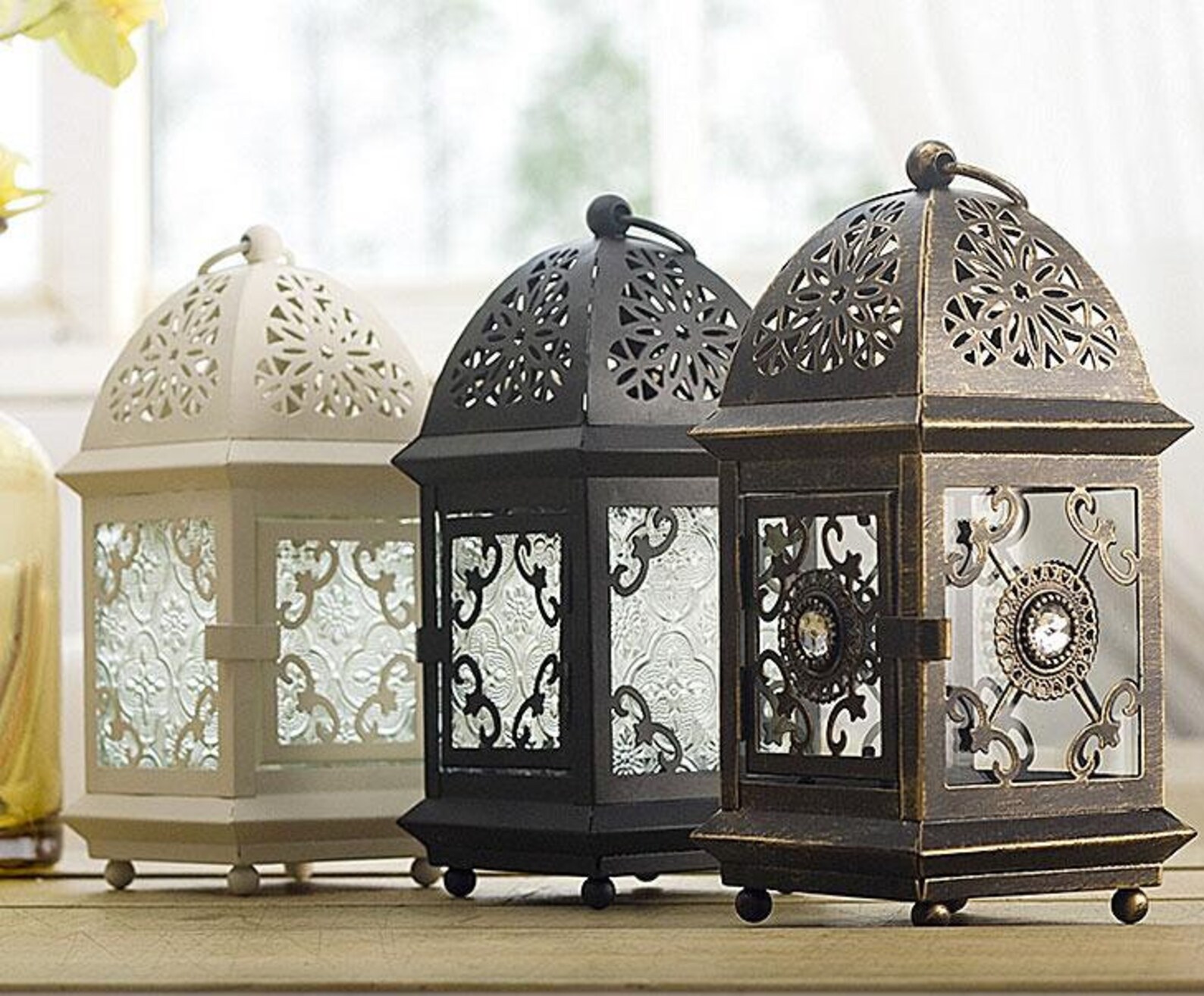 Square Metal European Wall Hanging Votive Candle Holder Etsy