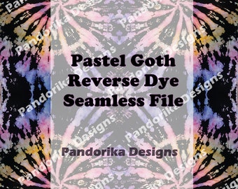 Pastel Goth Reverse Dye Seamless File for Scrapbooking, Fabric, etc