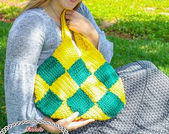 CROCHET BAG PATTERN | Crochet Women's Handbag | Crochet Purse Pattern | Easy Crochet Bag Pattern | Crochet Tote Bag