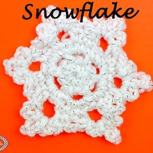 Crochet Pattern: Snowflake image 1