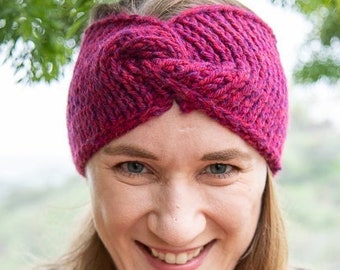 CROCHET HEADBAND PATTERN | Crochet Ear Warmer Pattern | Crochet Headband for Women | Tunisian Crochet Pattern | Earwarmer Crochet Pattern
