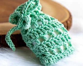 Crochet Soap Saver Holder Pattern | Crochet Soap Saver Pattern | Crochet Soap Bag | Crochet Soap Holder | Crochet Bath Mitt