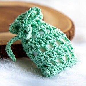 Crochet Soap Saver Holder Pattern Crochet Soap Saver Pattern Crochet Soap Bag Crochet Soap Holder Crochet Bath Mitt image 1