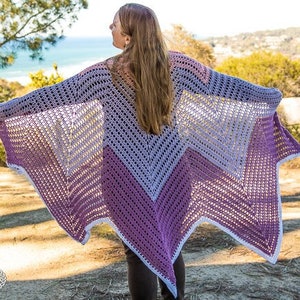 CROCHET SHAWL PATTERN Wrap Pattern Crochet Shawl Wrap Shawl Pattern For Women image 1