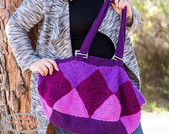 CROCHET BAG PATTERN | Crochet Granny Square Bag | Crochet Purse Pattern | Crochet Bags For Women