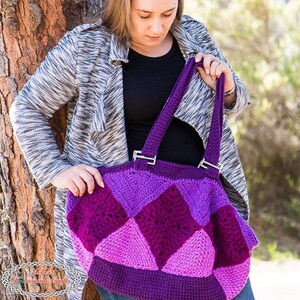 CROCHET BAG PATTERN | Crochet Granny Square Bag | Crochet Purse Pattern | Crochet Bags For Women