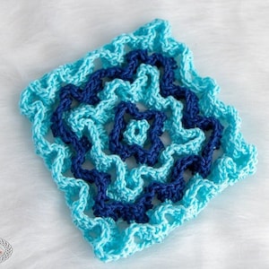 Wiggle Crochet Trivet Pattern | Crochet Potholder Pattern | Potholder Crochet Pattern | Crochet Hot Pad | Hot Pad Crochet Pattern