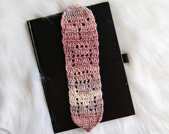 Filet CROCHET YARN Bookmark PATTERN with Full Alphabet for more Words