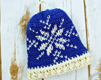 Christmas Bell CROCHET PATTERN | Crochet Snowflake | Tapestry Crochet Pattern | Crochet Christmas Ornaments | Crochet Christmas Patterns