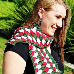 CROCHET SCARF PATTERN | Crochet Scarf For Women | Winter Scarf Pattern | Apache Tears Pattern