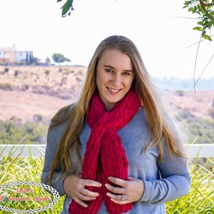 Knitting Pattern: Easy Loop Scarf using the Bernat Alize Blanket Ez yarn