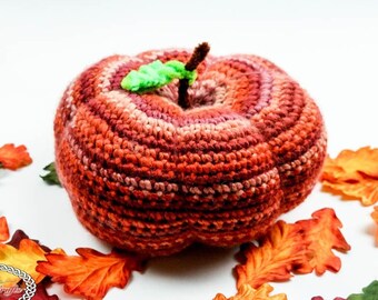 CROCHET PUMPKIN PATTERN | Easy Crochet Pattern | Crochet Halloween Pattern | Thanksgiving Crochet Pattern | Farmhouse Crochet