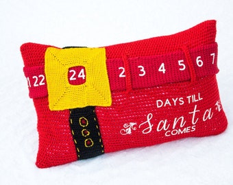 Advent Calendar CROCHET PATTERN | Crochet Calendar Pattern | Christmas Crochet | Crochet Pillow Pattern