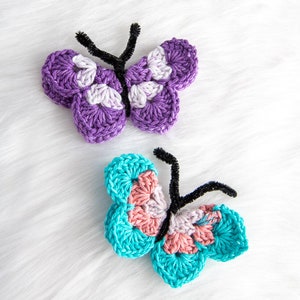 CROCHET BUTTERFLY PATTERN for Spring, Home Decor or as a Gift image 1