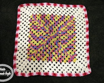 Baby Blanket CROCHET PATTERN | Crochet Granny Square | Crochet Throw Blanket | Crochet Lapghan