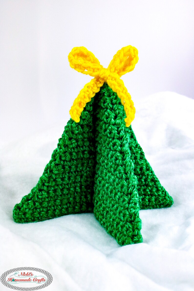Christmas Tree CROCHET PATTERN Crochet Pine Tree Crochet Christmas Decor Crochet Christmas Ornament image 2