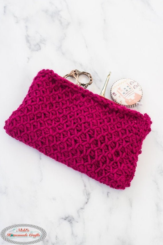 crochet zipper pouch pattern