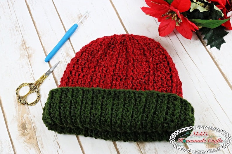 Slouchy Beanie CROCHET PATTERN Women's Hat Pattern Crochet Pom Pom Hat Crochet Beanie Pattern Easy Crochet Hat image 5