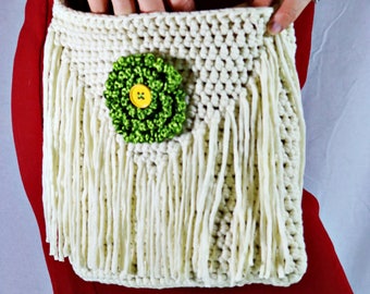 CROCHET PATTERN: Flower Shoulder Bag | Crochet Purse Pattern | Bag Pattern | Instant Download