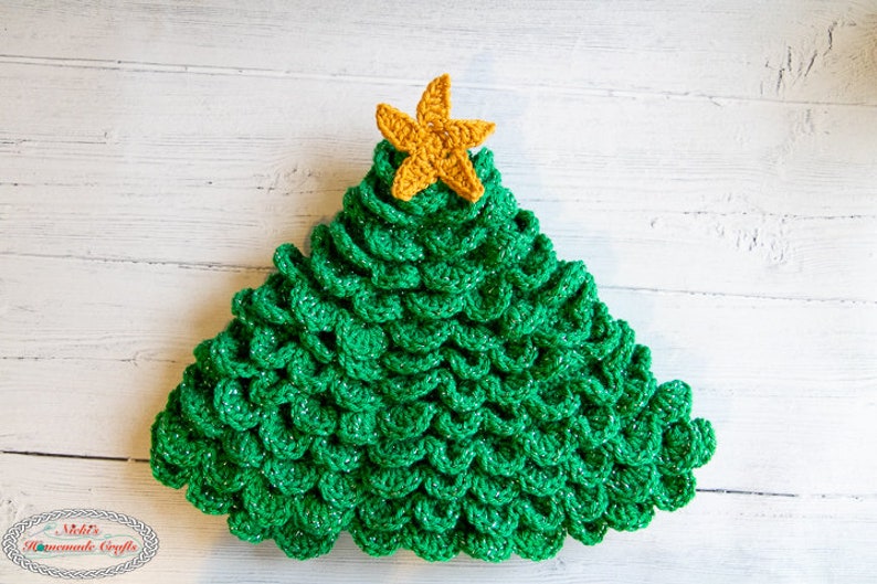 CROCHET Christmas Tree Tissue Box Cover PATTERN for the Holidays, Decor, Gift Gifting Season, Great even for Yarn Storage image 5